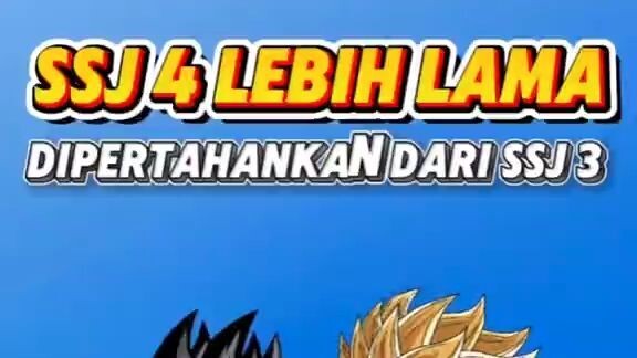 SSJ3 punya power gila, tapi konsumsi energinya juga brutal. 🔥