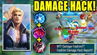 100% SCARY DAMAGE!!😱 New Hero Fredrinn Best Build and Emblem Gameplay | Fredrinn MLBB