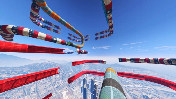 BALAPAN GTA 5 DI UDARA Ft. Tampan Gaming (Ngakak Momen)