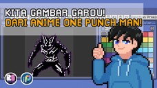Kita Gambar Si Garou! Dari Anime One Punch Man!