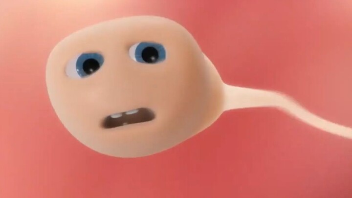 小精子真可爱，慢慢游到妈妈的子宫里！