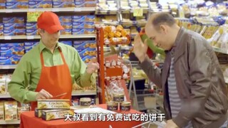 男人为了蹭吃饼干，竟然伪装成女人？结局亮了！喜剧