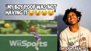 Alfonso Kept Doing The Thing Lol | Going Pro In Every Wii Sports- Tennis | (Skylight Reacts)