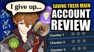 Doing EVERYTHING We Can To Save This Account! Genshin Impact Account Review