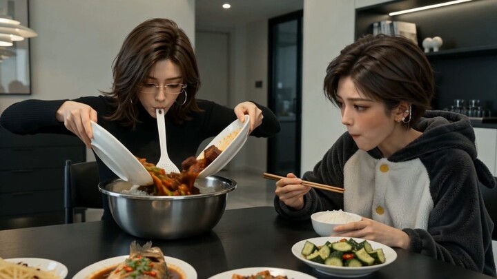 Kak E tetap tampil konsisten~ o(*￣▽￣*)ブ
