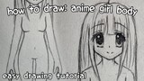 How to draw: Anime Girl Full Body (EASY TUTORIAL)