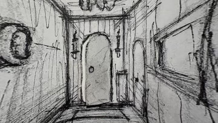 First-person view from inside a ship’s cabin