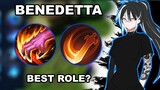 BENEDETTA! Which Is The Best Role ? | Benedetta Global Build #1 | MLBB