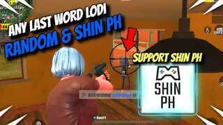 ROS RANDOM & SOLO CLIP: FT SHIN PH #SUPPORT #CHALLENGER #BUILDUSONE (ROS GAMEPLAY)