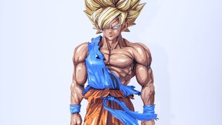 [Sơn lại màu truyện tranh] Video hiển thị và chia sẻ các tác phẩm sơn lại smsp Goku