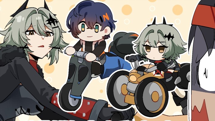 [Zero Zone] Outer Ring Driving Competition! Phaethon and Caesar teach you how to drive!