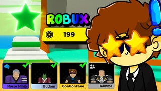 NOOB AO PRO, MAS SÓ POSSO USAR ROBUX NO ANIME FIGHTERS SIMULATOR!