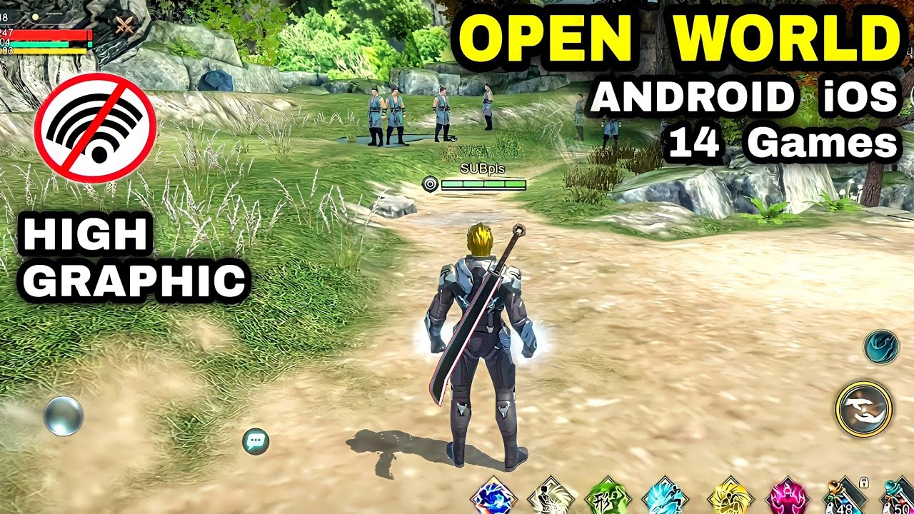 Top 12 Best Open world ACTION RPG android iOS  Hidden RPG Offline & Online  For LOW END PHONE - BiliBili