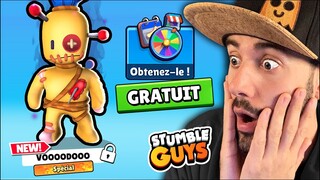 COMMENT GAGNER 2 SKINS FACILEMENT ET RAPIDEMENT sur STUMBLE GUYS ! (Incroyable)