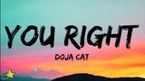 Doja Cat - You Right (Lyrics) ft. The Weeknd