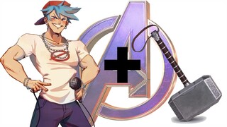 FNF Boyfriend +  Capitan America, Thor,... = ??? | FNF ANIMATION