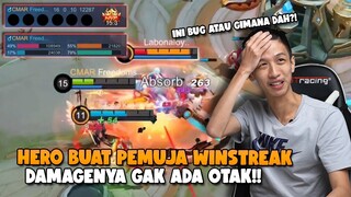 HERO RUSAK!! 1X SKILL BISA LGSG MATI MUSUH!! HERO PARA PEMUJA RANKED SKRG INI COK!! 49% DMG 1 GAME..