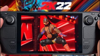 WWE 2K22 playable up to 4 hours on the Steam Deck 😲