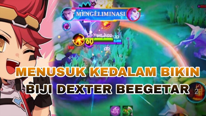 MENUSUK KEDALAM BIKIN BIJI DEXTER BERGETAR