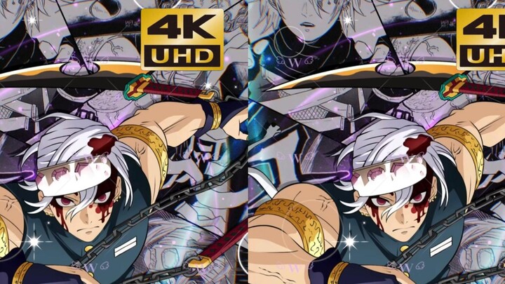 【4K】华丽！音之呼吸六式，天元的华丽守护着爱人~