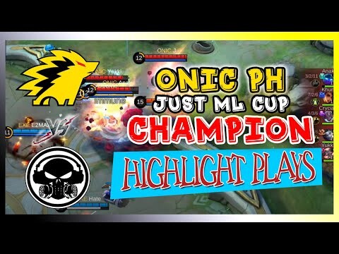 ONIC PH JUST ML CUP CHAMPION - MLBB