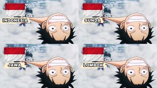 Luffy Memang Ceplas Ceplos || Parodi 4 Bahasa