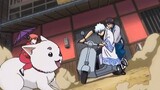 Gintama's famous crash scene. The normal version vs. the crash version is so funny. Only Gintama dar