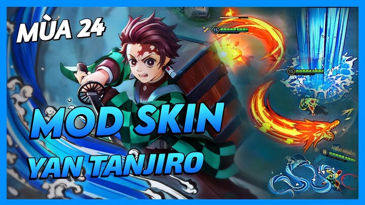 Mod Skin Yan Tanjiro Mùa 24 Mới Nhất Full Hiệu Ứng Không Lỗi Mạng | Yugi Gaming