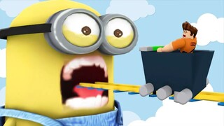 Roblox Cart Ride Masuk Dalam Kepala Minion!!!