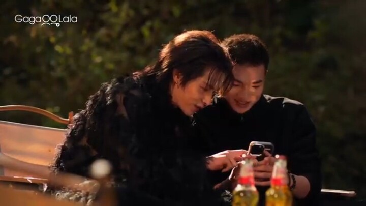 When you're working, but your boyfriend came with you