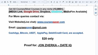 JON ZHERKA – DATE IQ