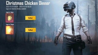 Collect New Christmas Chicken Dinner Event Reward 🔥 PUBG Mobile Kr