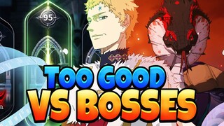 JULIUS AGAINST BOSSES IS TOO GOOD FOR THIS GAME! (Raid & Hall of Illusions 95) | Black Clover Mobile