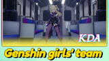 Genshin girls' team KDA