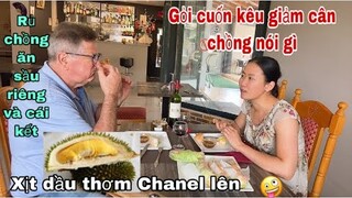 Gỏi cuốn/Rủ chồng ăn thử sầu riêng và cái kết/Trái cây việt ở pháp/Gia đình việt Pháp/Cuộc sống pháp