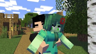 Zombie Girl We can go now - minecraft animation