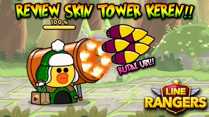 REVIEW SKIN TOWER SWEET POTATO SALLY!! 🍠🔥 LINE RANGERS (INDONESIA)