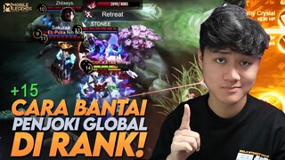 Cara Bantai Party Penjoki Top Global di Ranked! 10 MENIT END +15 - Mobile Legends