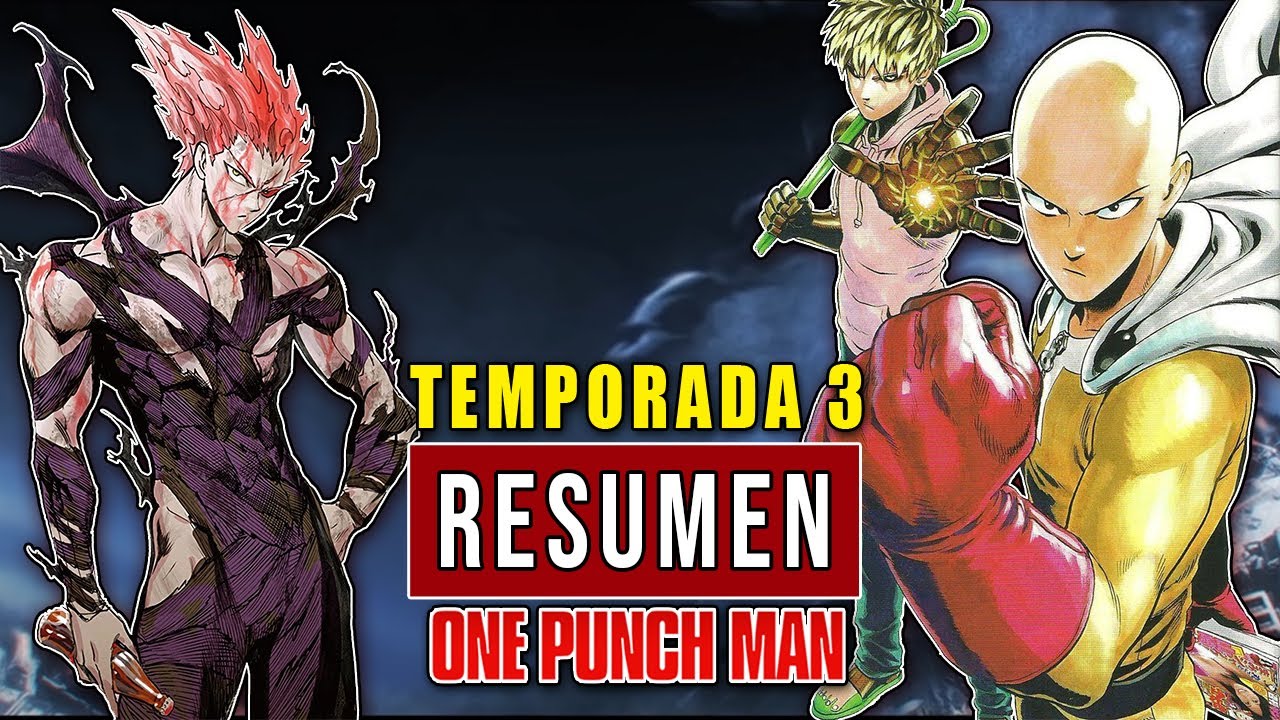 ⛔️ONE PUNCH MAN Temporada 3  Resumen en 10 Minutos (más o menos