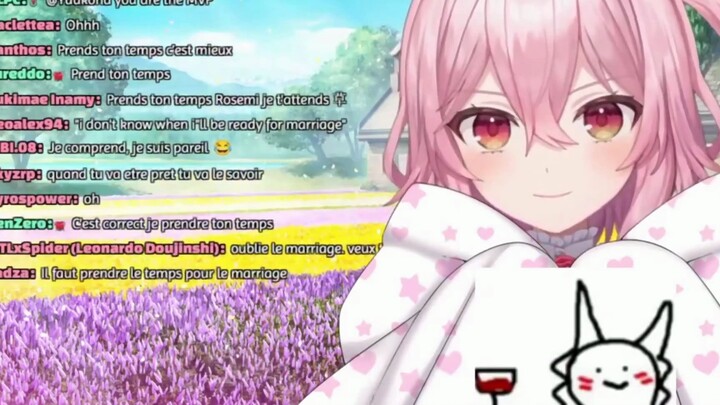 【二次熟肉】来自法语观众的热情拷问：想结婚吗？想生几个？【Rosemi/NIJISANJI EN】