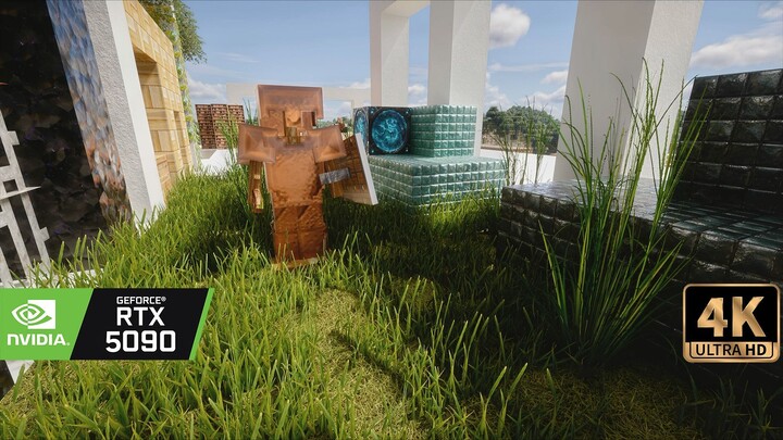 DLSS 5 Pushing Minecraft to its absolute limit - Photorealistic Textures V28