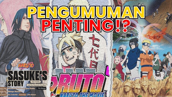 BERITA WIBU ~ Pengumuman Fans Naruto❗Sasuke Retsuden❓