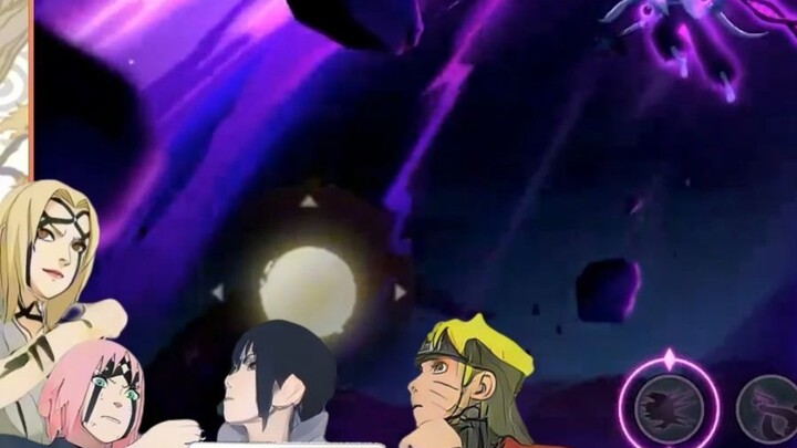 Ketika beberapa ninja melihat Kakashi dan Obito membongkar rahasia Jūbi