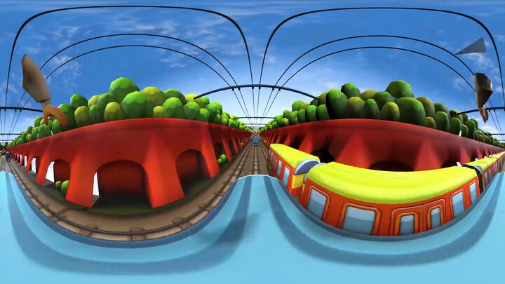 [360°VR] لعبة Subway Surfers بنسخة الواقع الافتراضي المذهلة💥عودة الشباب