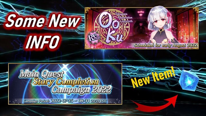 [FGO NA] A New Campaign and Ooku Inbound! | Main Quest Story Completion 2022