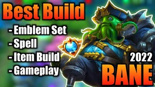 BANE BEST BUILD 2022 | TOP 1 GLOBAL BANE BUILD | BANE - MOBILE LEGENDS | MLBB