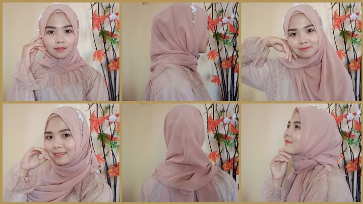 TUTORIAL HIJAB PASHMINA | PASHMINA PAYET | PASHMINA CERUTY PAYET | pasmina pesta,wisuda,kondangan