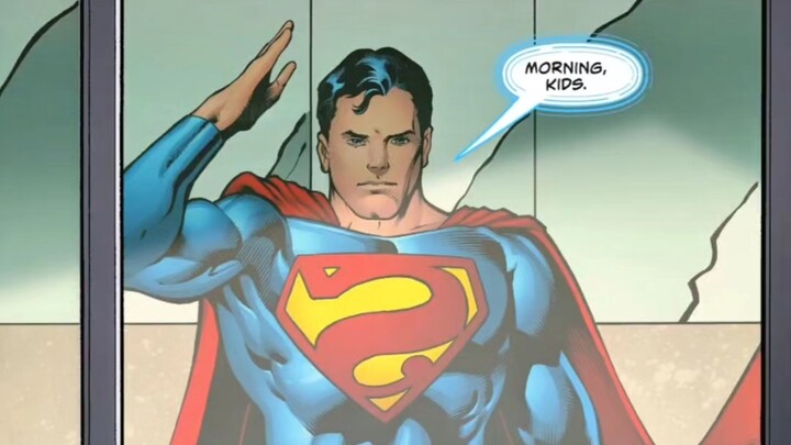 Superman takes the kids on a space trip.