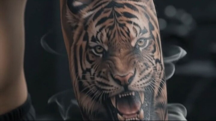 Samurai And Tiger