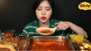Tokbokki ức bò, khoai tây chiên bơ tỏi phần 6 #anngonmoingay